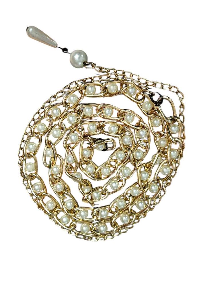 White Pearl Saare Belt
