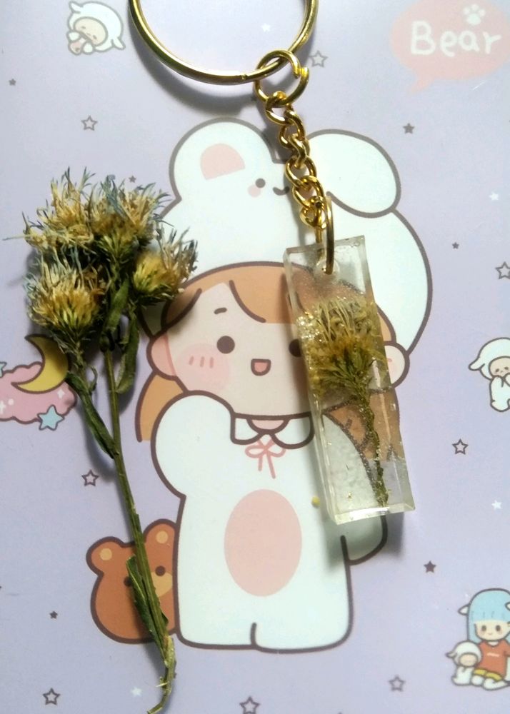 Homemade Resin Art Keychain..