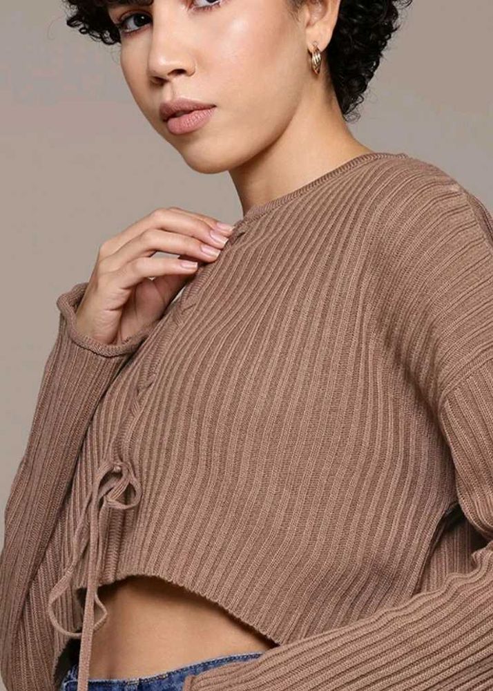 Ribbed Knit Crop Top