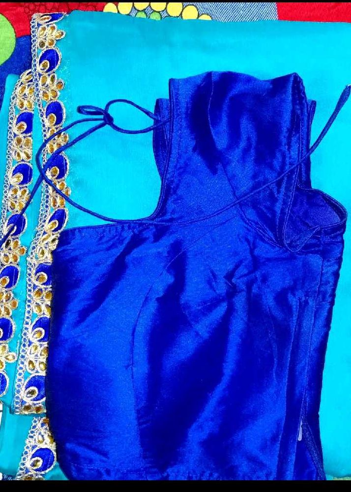 Sare With Blouse 💙💙💙