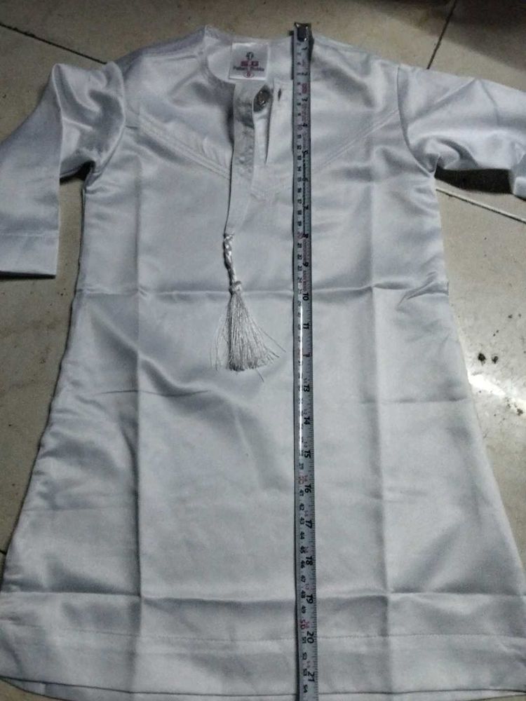 White And Golden Arbi Jubba