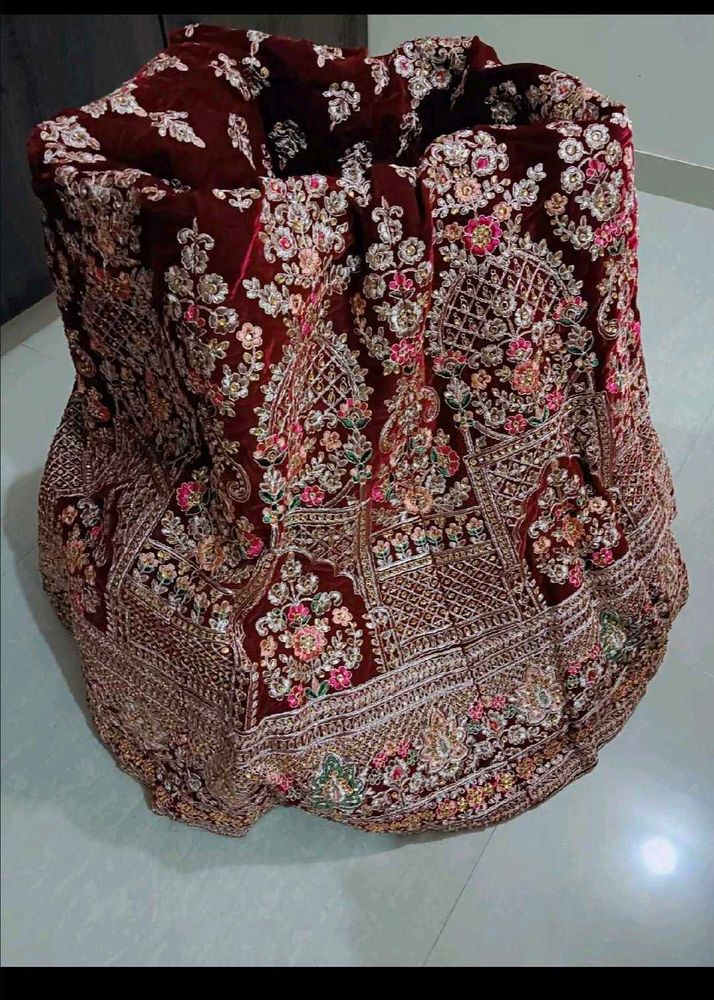 Unstitched Bridal Lehenga Choli