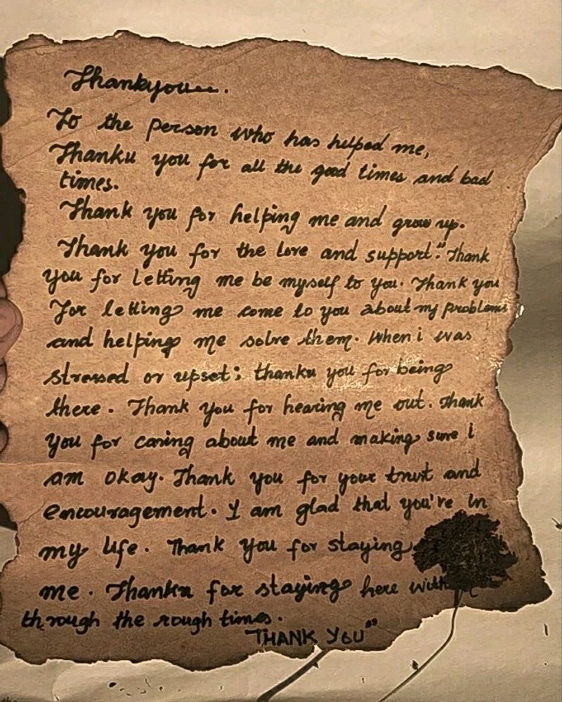 Aesthetic Vintage Letter