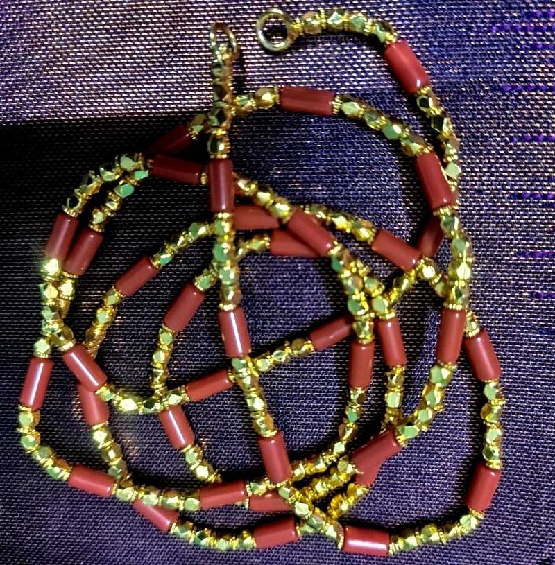 Coral Gold Chain