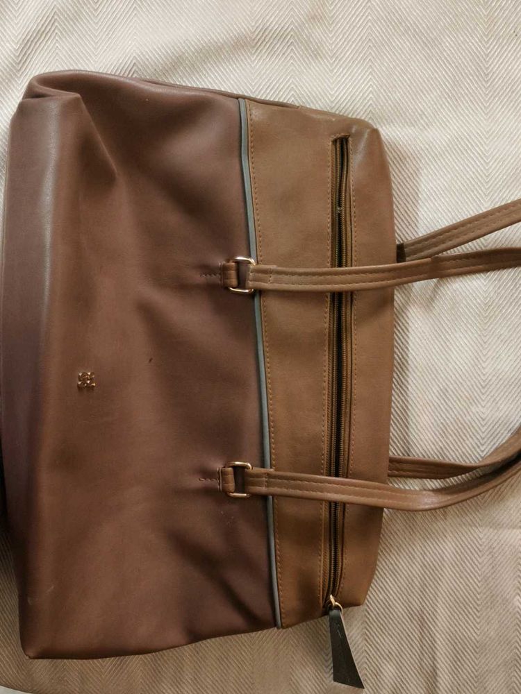 Brown Tote Bag- baggit
