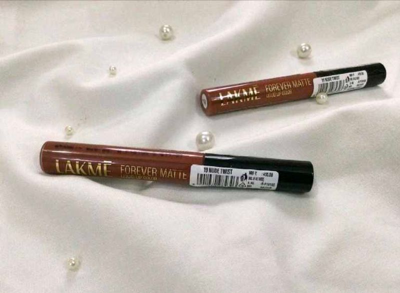 Pack Of 2 ❤ Lakme Forever Lipstick
