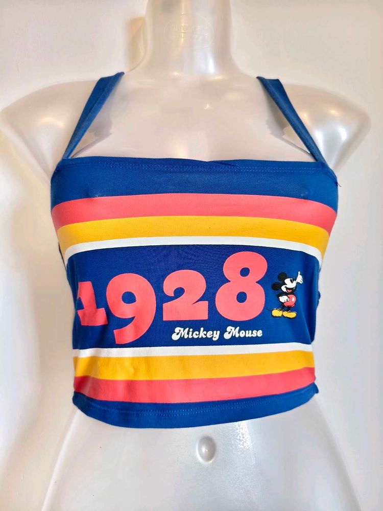 Disney Mickey Mouse Graphic Crop Top