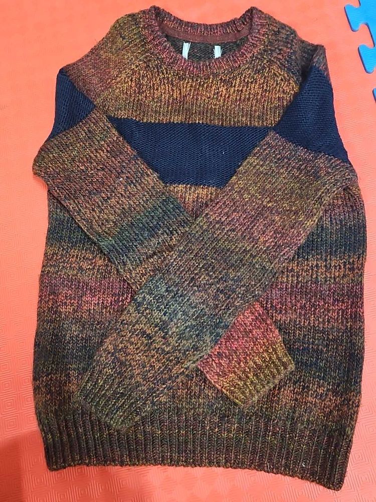 Striped Knit Sweater