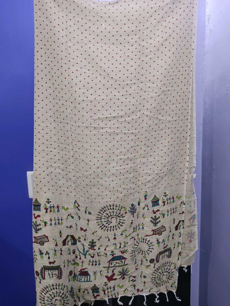 Warli Art Dupatta