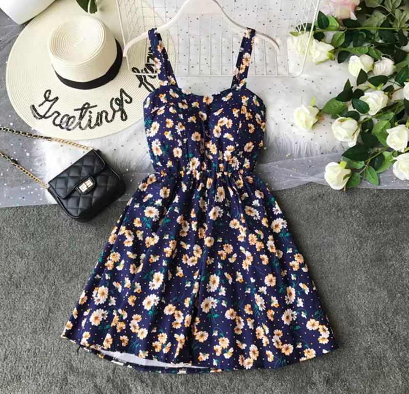Floral Strap Dresses