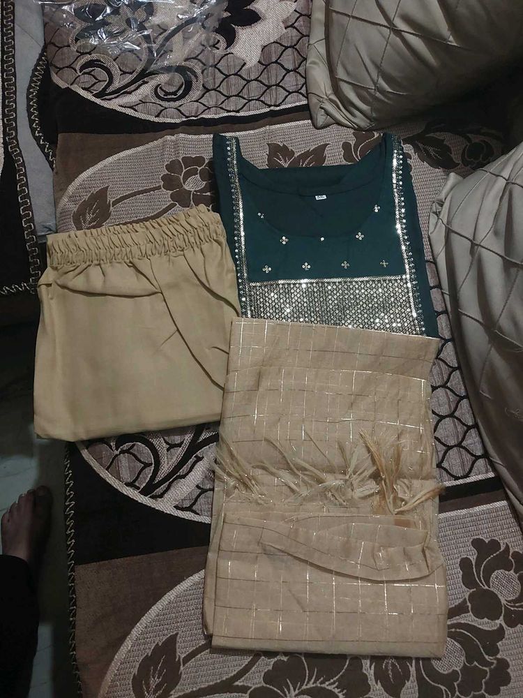 New Kurta Pant Dupatta Set