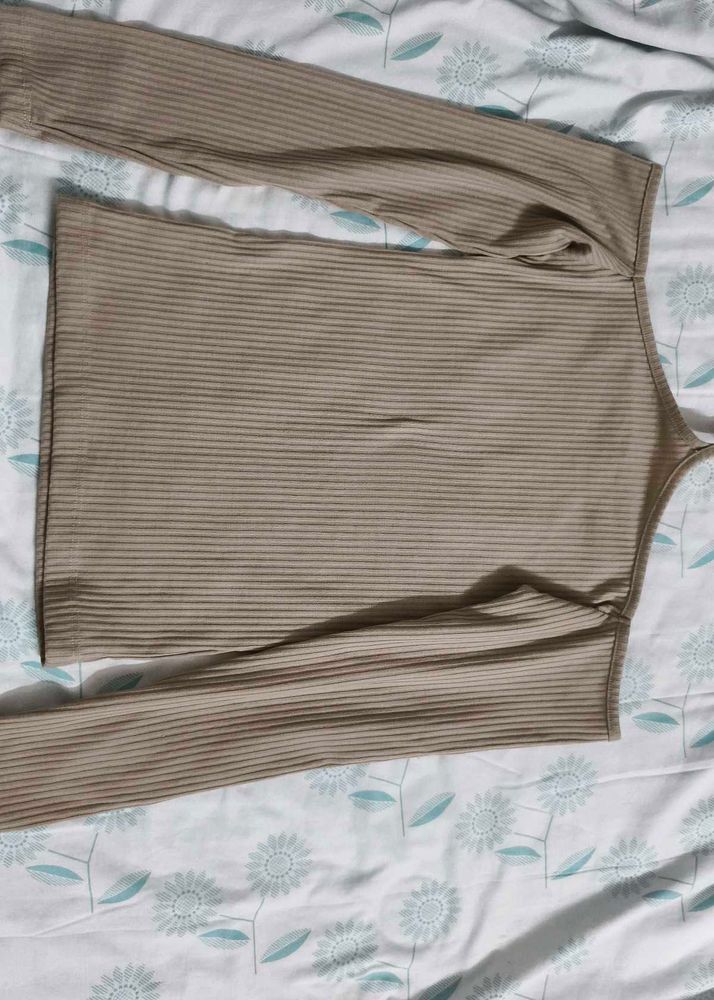 Ribbed Long Sleeve Top