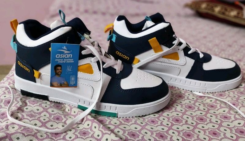 ASIAN Men&#39;s Tarzan-11 White Casual Sneaker