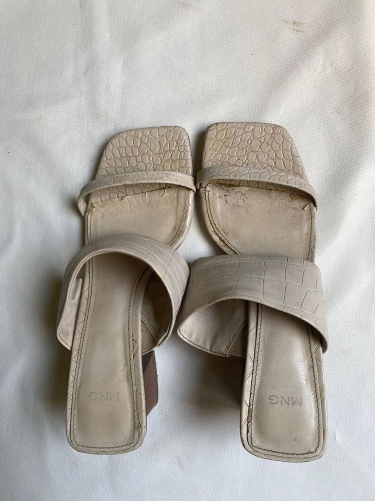 Mango Cream Sandals
