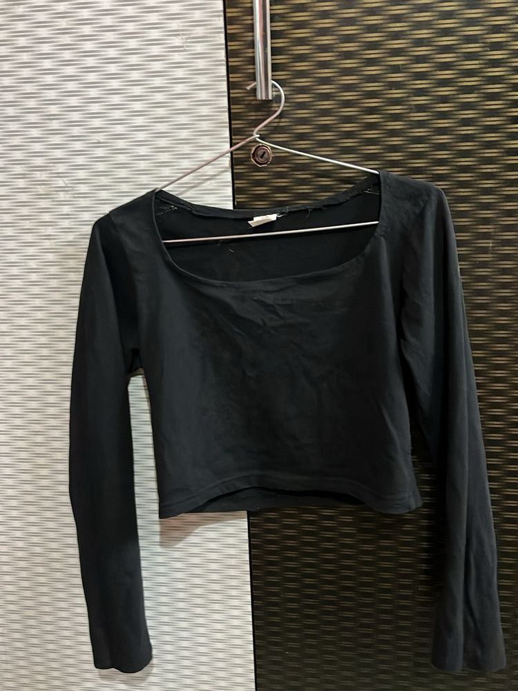 Black Full Sleeve Top