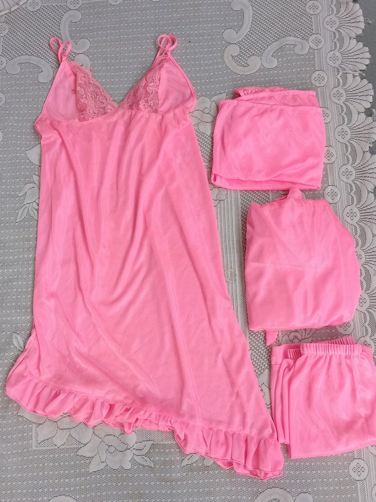 Pink Lingerie Set
