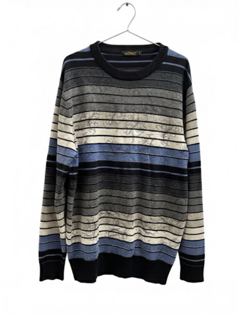 Striped WOTEMO Pullover Sweater