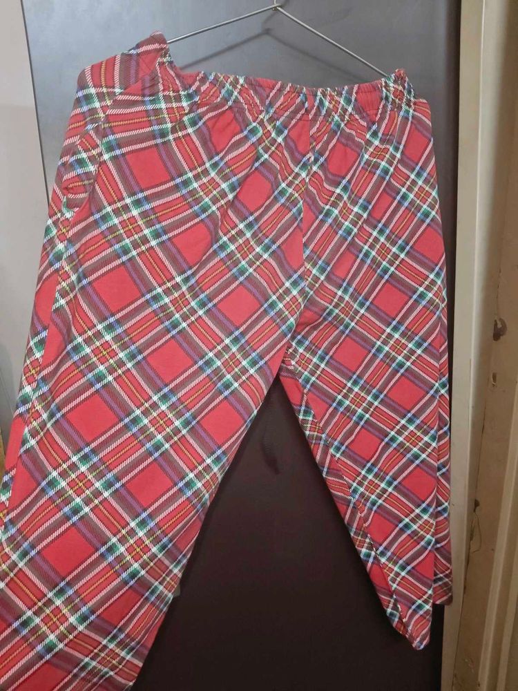 Red Plaid Nightsuit