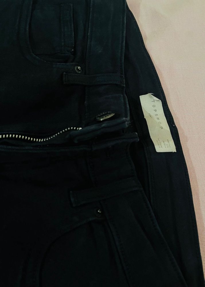 Black High Waist Skinny Fit Denim Jeans