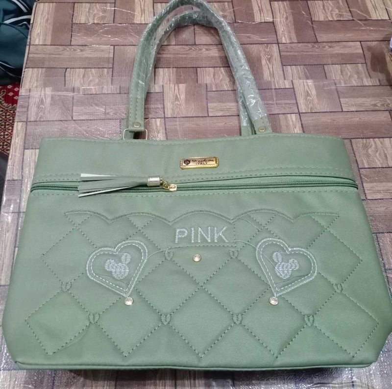 Stylish Green Handbag