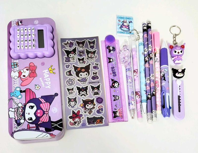 Kuromi Stationery Combo Mix