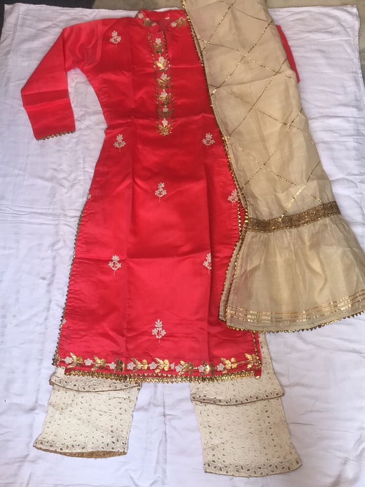 PLAZO KURTA SET WITH FASHIONABLE DUPPATTA