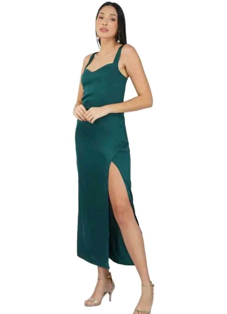 Emerald Green Slip Dress