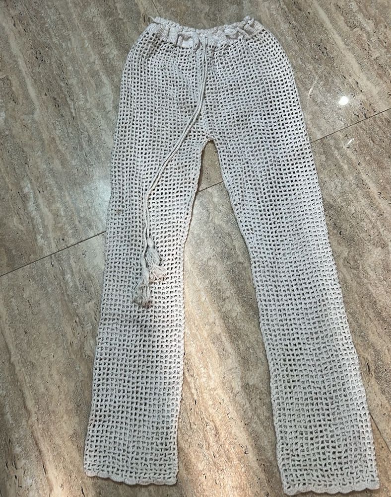 net pant ( hand work)
