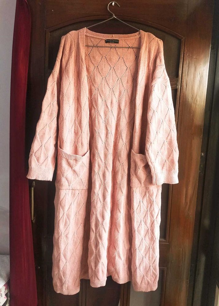 Long Knit Cardigan by GLOBAL REPUBLIC