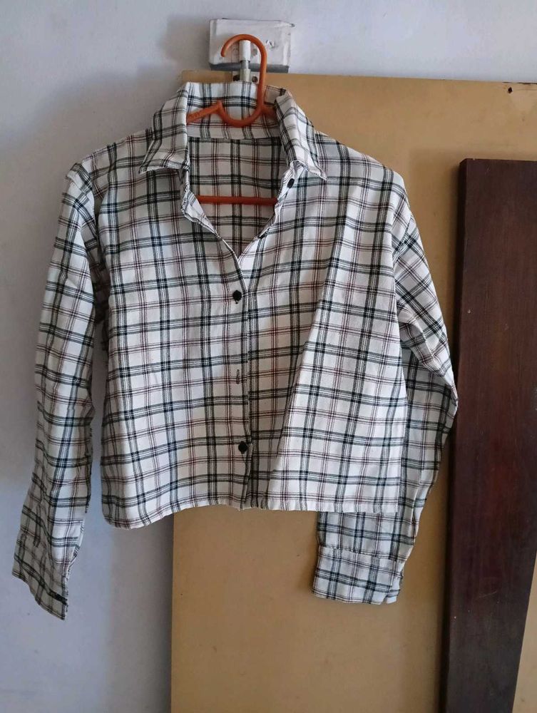 Crop Shirt Jacket