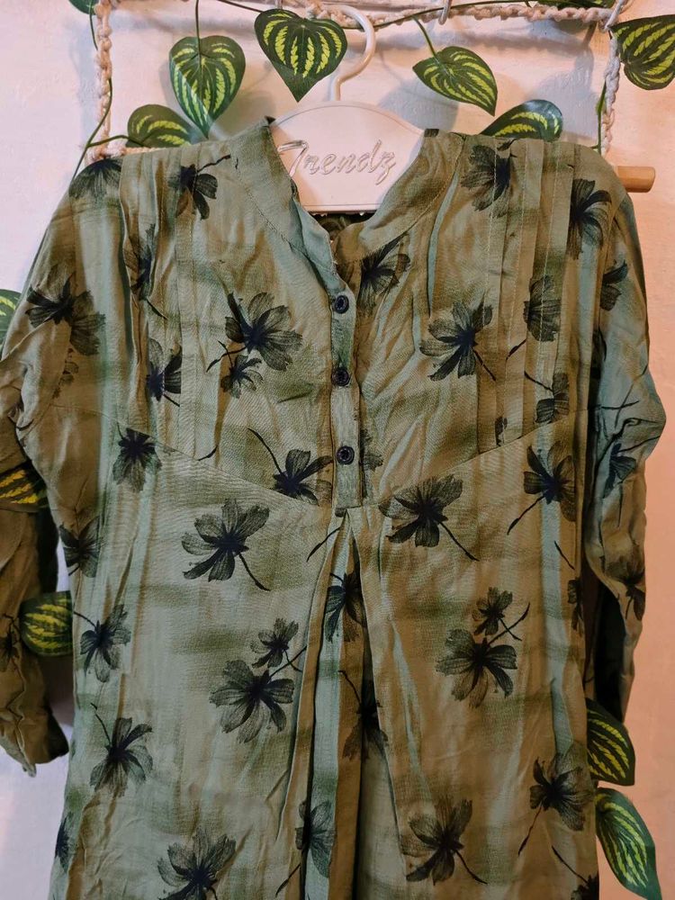 Green Formal Kurti