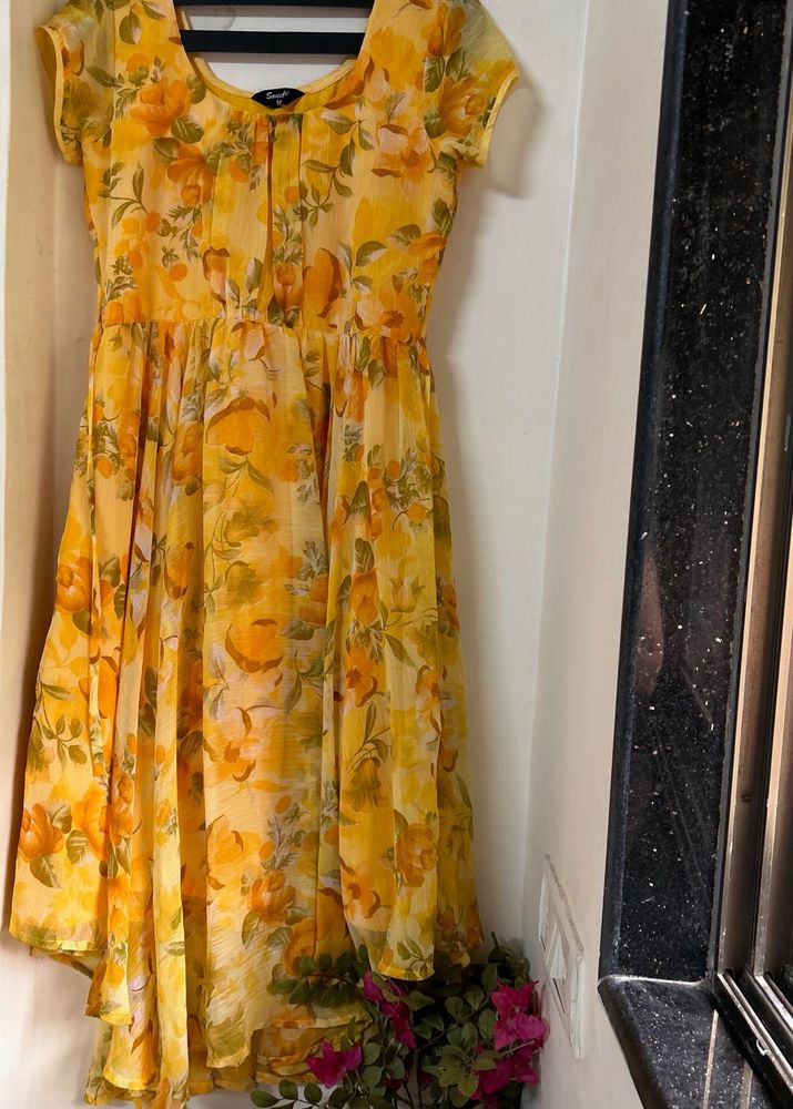 Floral Yellow Dress