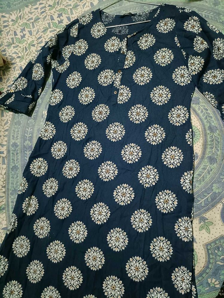 Floral Print Kurta