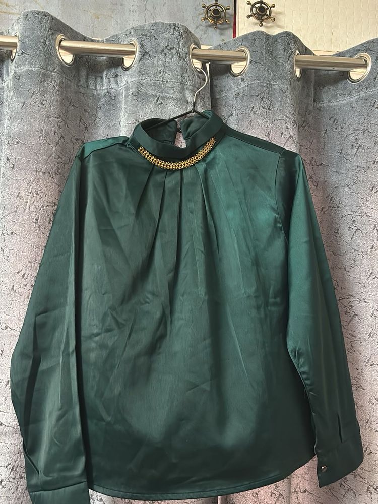 Elegant Green Top
