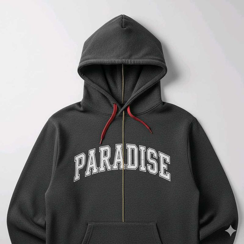 Paradise Black Hoodie