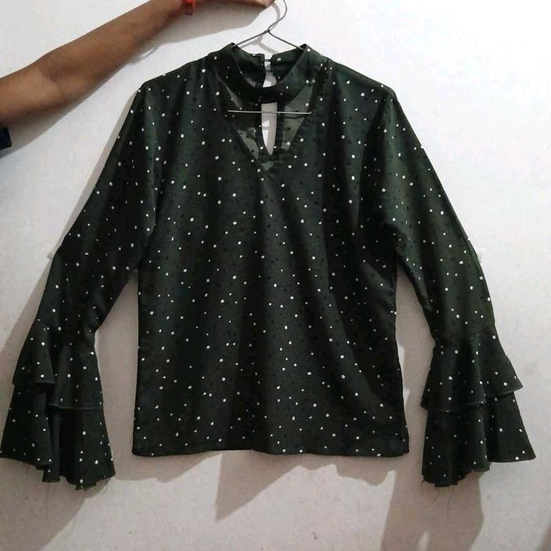 Ruffle Sleeve &#34; or a &#34;Polka Dot Top