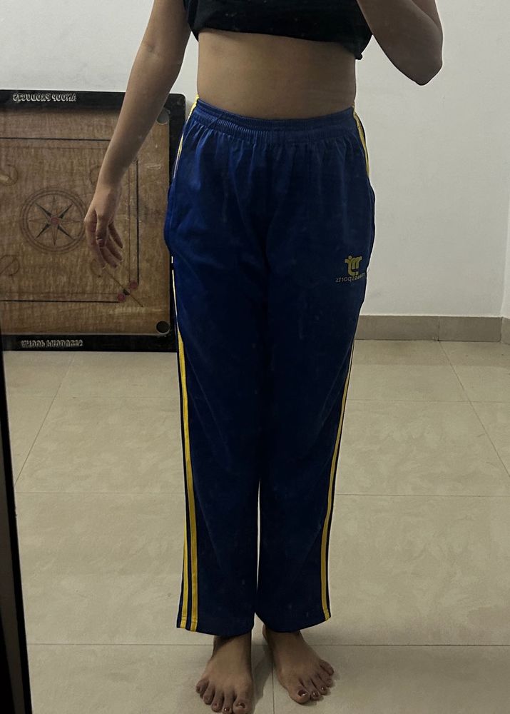 Blue Track Pants