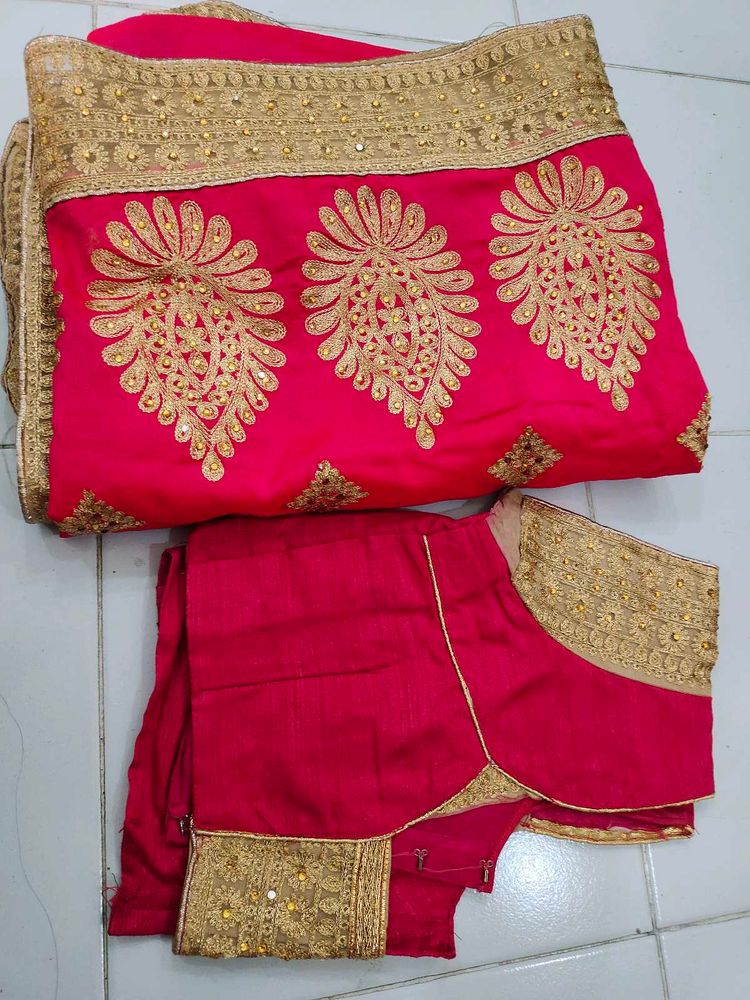 Wedding Saree With Blause