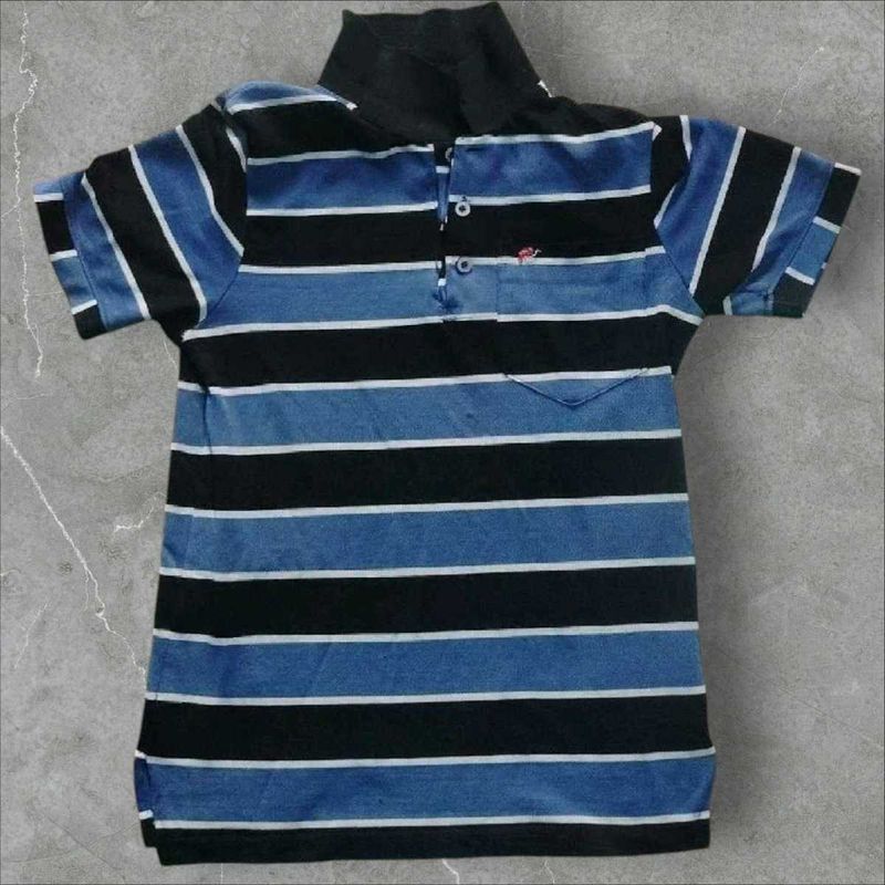 MENS SOLID POLO T SHIRT