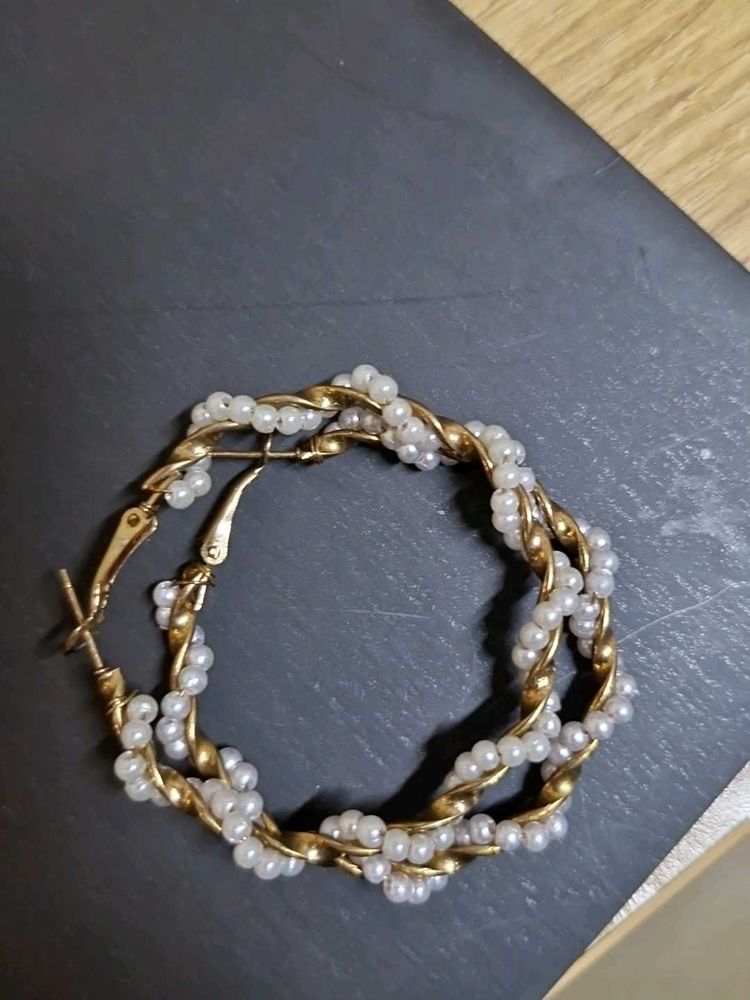 Old Money Golden Earrings Combo
