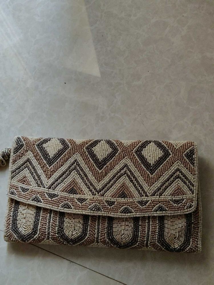 Beaded Clutch Purse