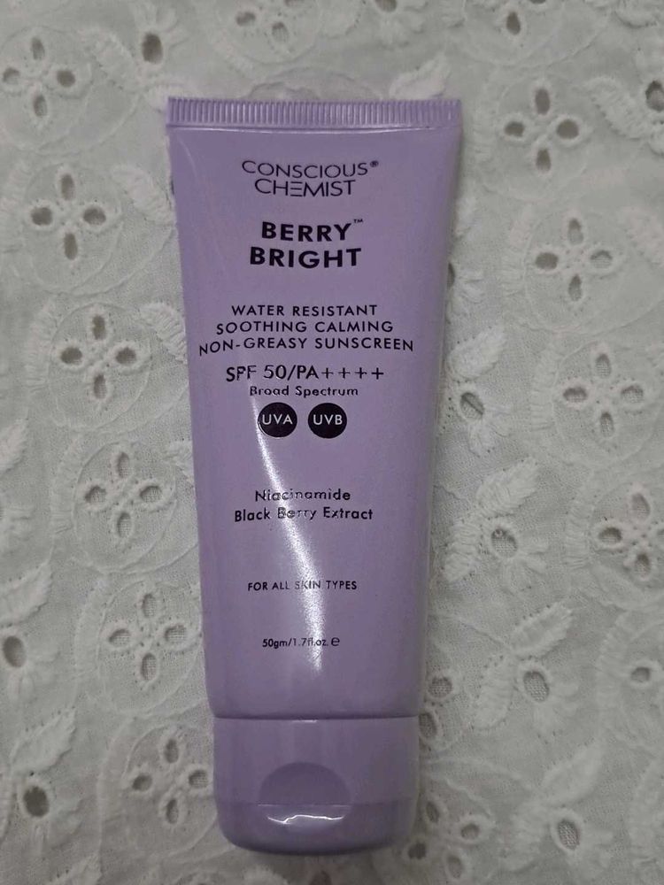 Conscious Chemist Berry Bright SPF 50🍇