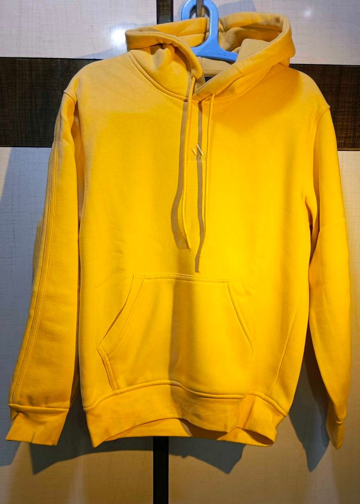 Imported Yellow Adidas Hoodie