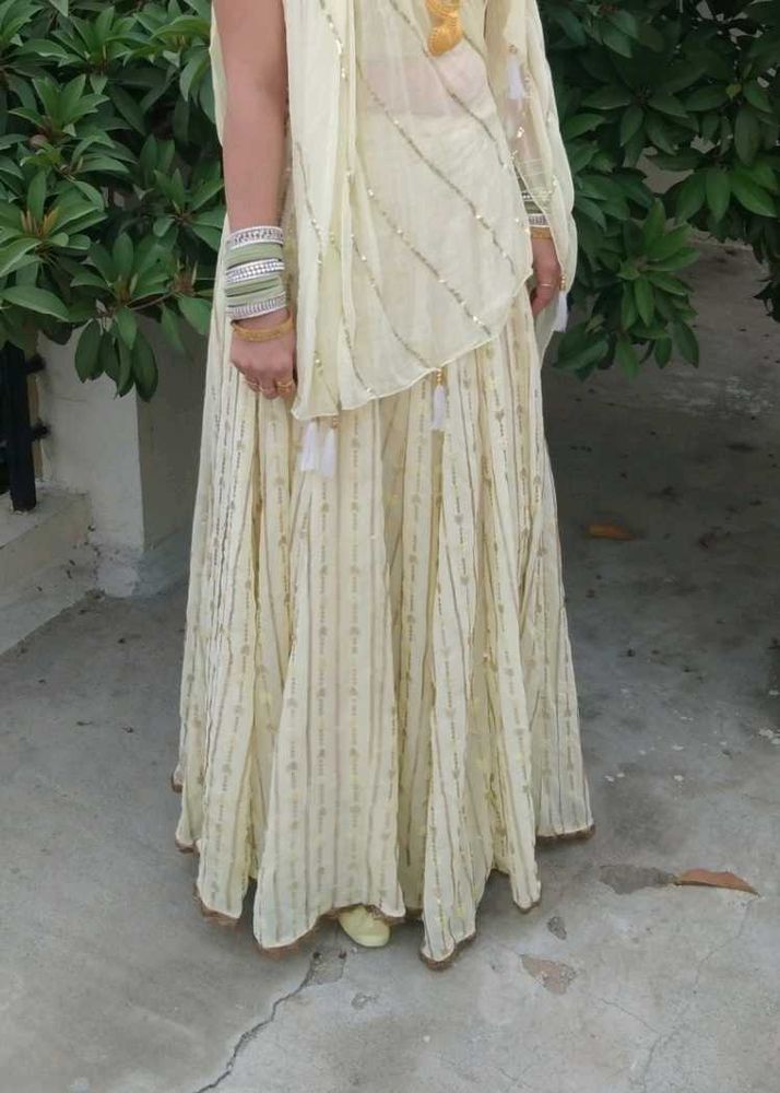 Beautiful Lemon Colour Lehngaa (3 Piece)