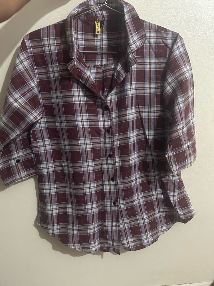Checked Flannel Shirt