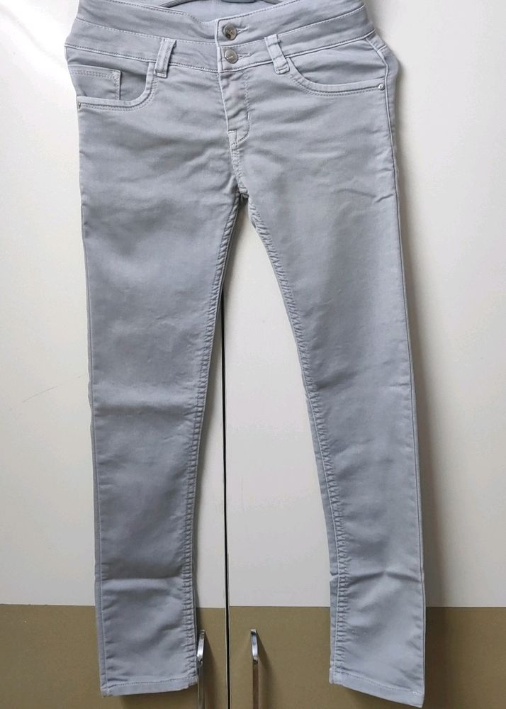 Grey Denim Jeans