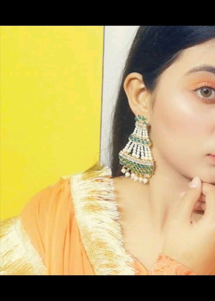 Anarkali And Sharara With Lace Duppata