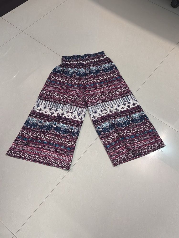 Boho Print Palazzo Pants