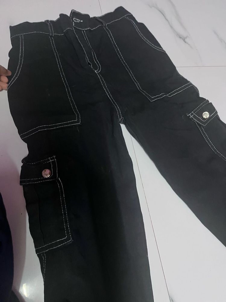 Black Cargo Pants