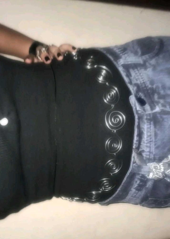 y2k waist chain&amp; Asthetic Soft Arm Cuff Combo